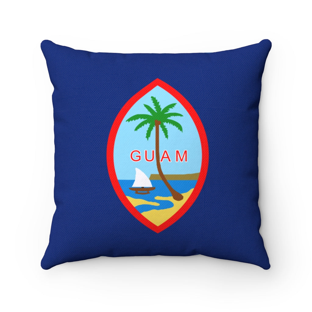 Guam flag  Spun Polyester Square Pillow