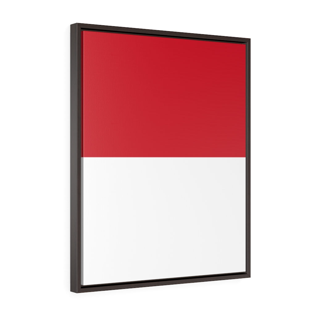 INDONESIA Vertical Framed Premium Gallery Wrap Canvas