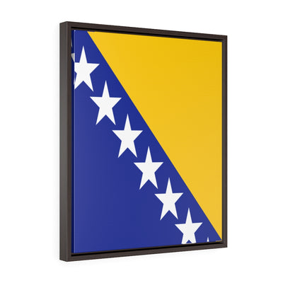 BOSNIA AND HERZEGOVINA Vertical Framed Premium Gallery Wrap Canvas