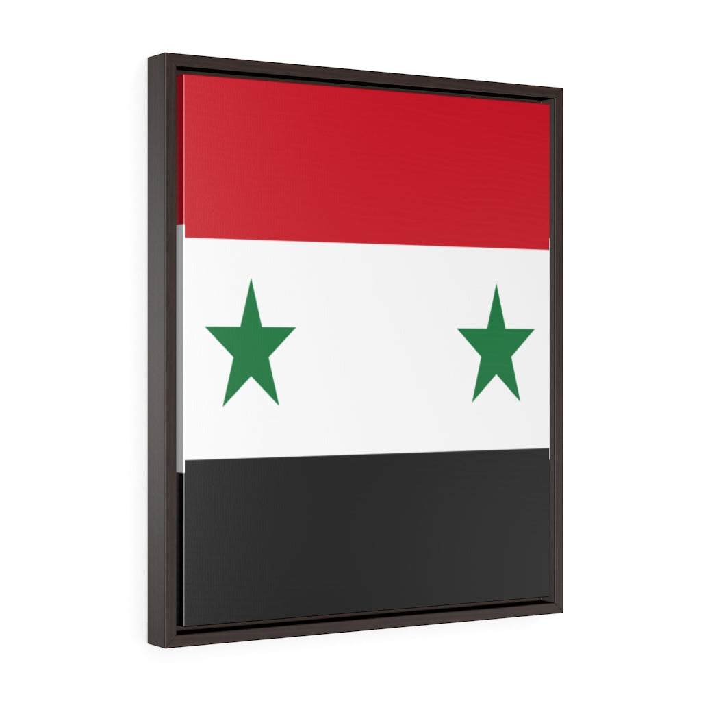 SYRIA Vertical Framed Premium Gallery Wrap Canvas