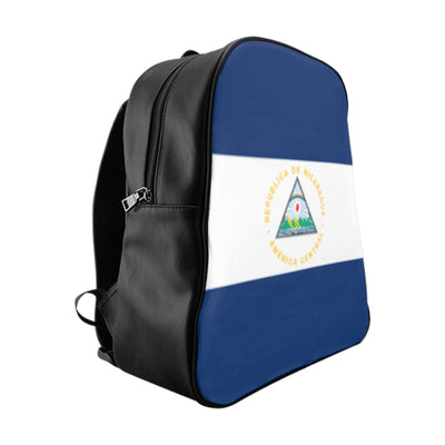 NICARAGUA FLAG School Backpack