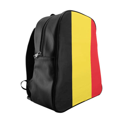 BELGIUM FLAG School Backpack