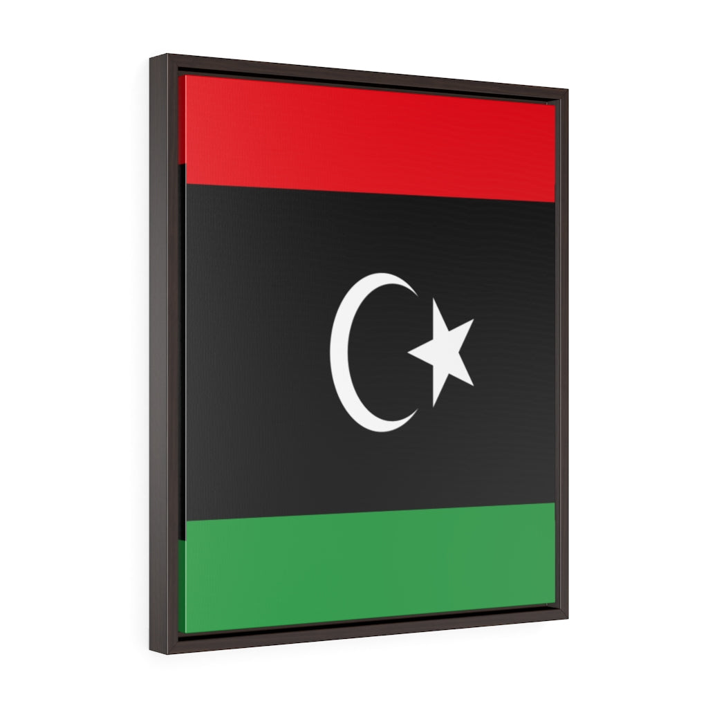 LIBYA Vertical Framed Premium Gallery Wrap Canvas