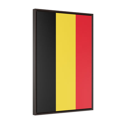 BELGIUM Vertical Framed Premium Gallery Wrap Canvas