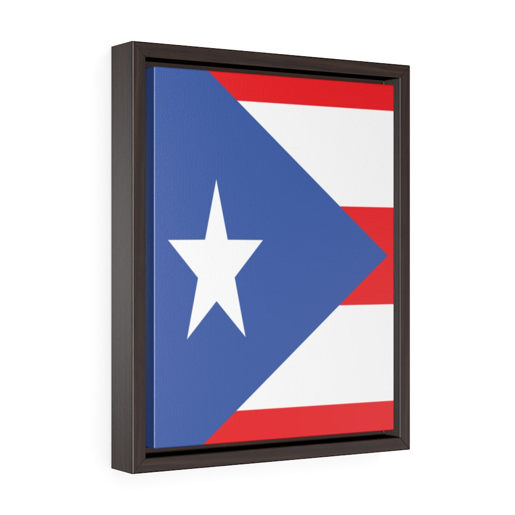 PUERTO RICO Vertical Framed Premium Gallery Wrap Canvas