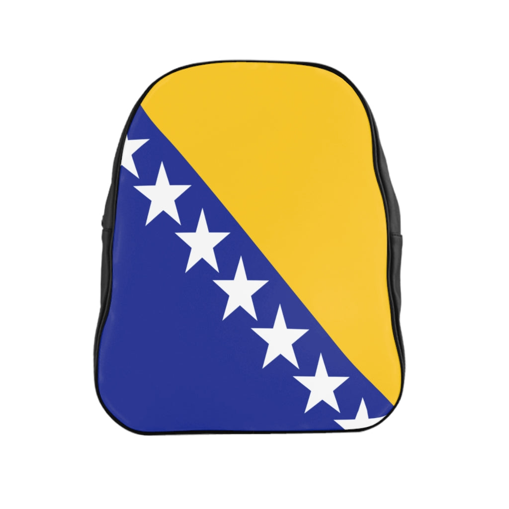 BOSNIA AND HERZEGOVINA FLAG School Backpack