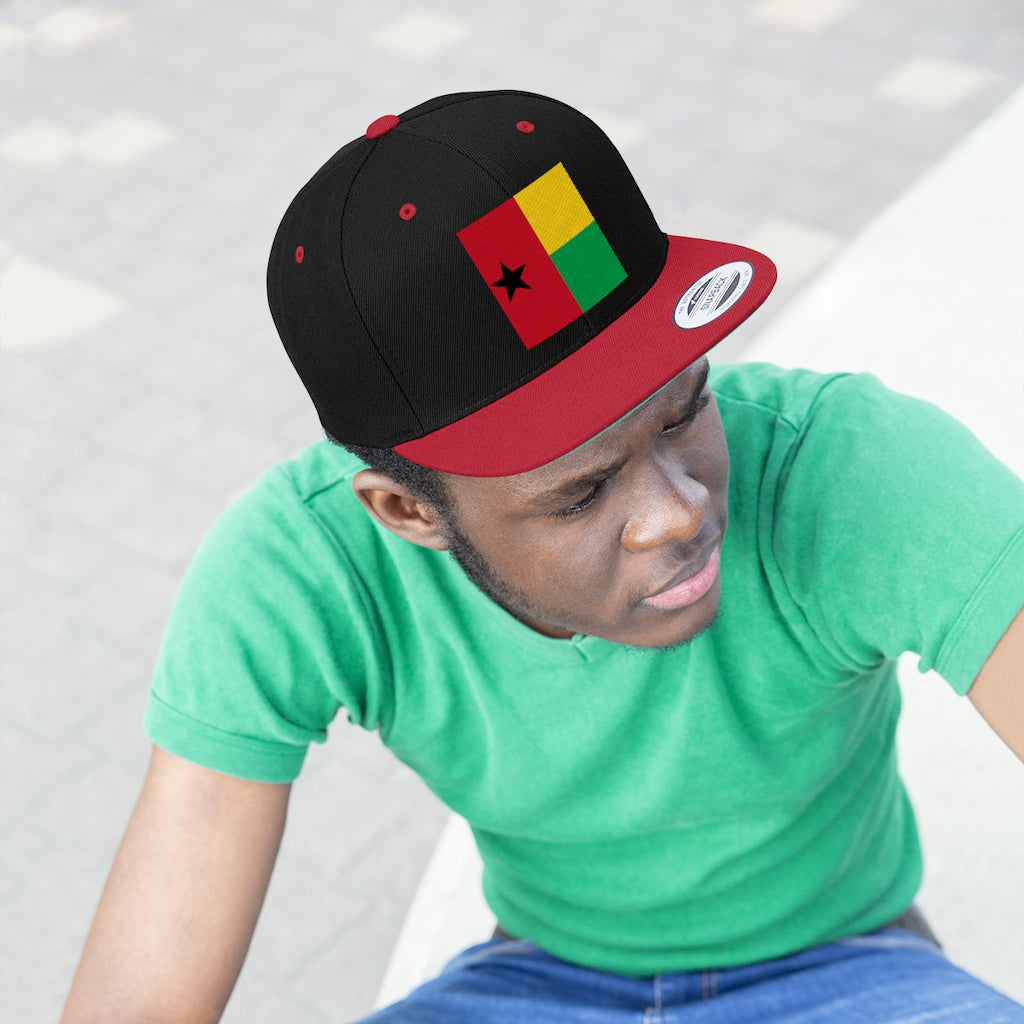 GUINEA-BISSAU Unisex Flat Bill Hat