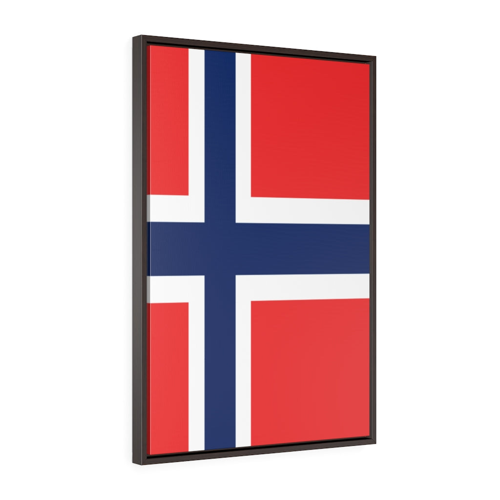 NORWAY Vertical Framed Premium Gallery Wrap Canvas