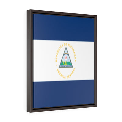 NICARAGUA Vertical Framed Premium Gallery Wrap Canvas