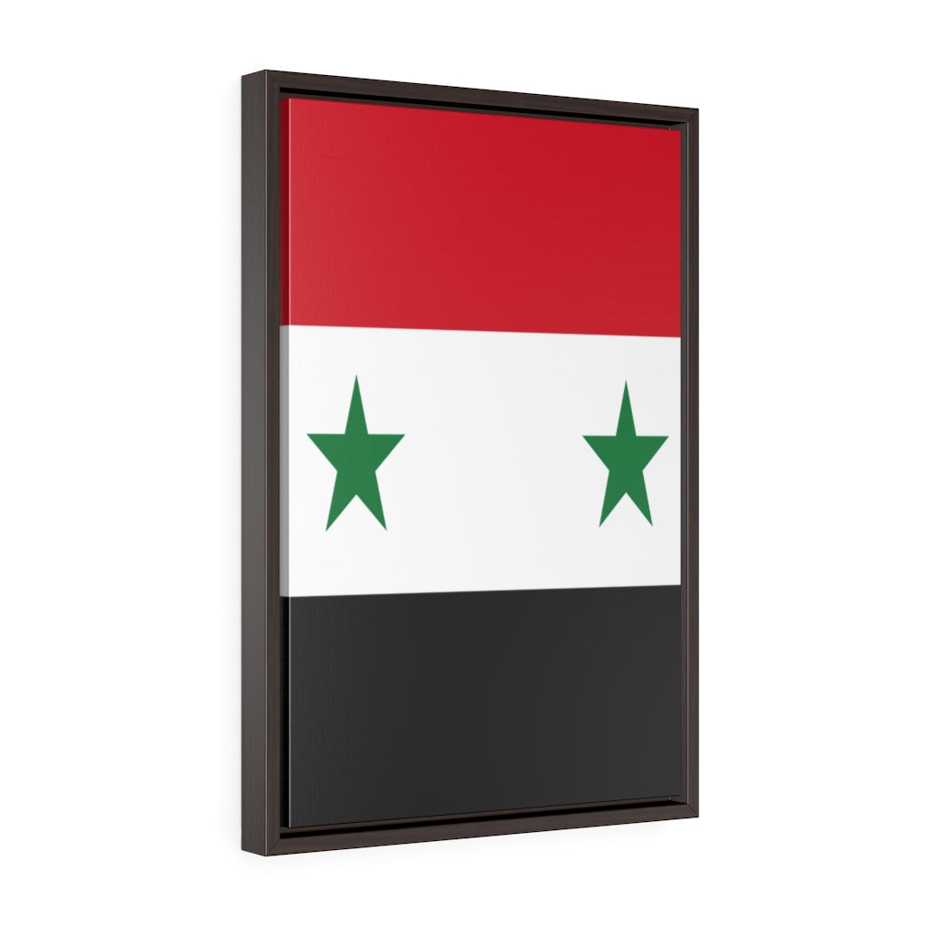 SYRIA Vertical Framed Premium Gallery Wrap Canvas