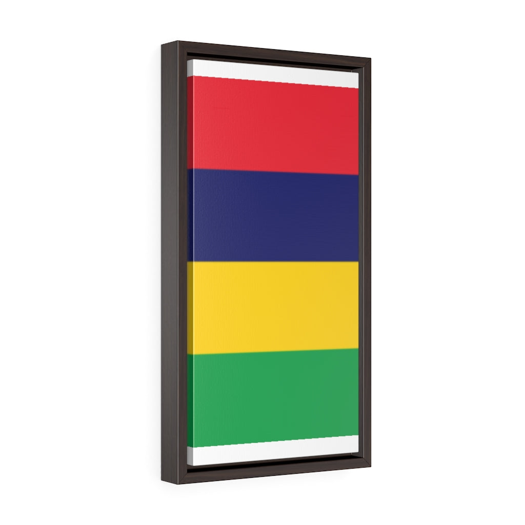 MAURITIUS Vertical Framed Premium Gallery Wrap Canvas