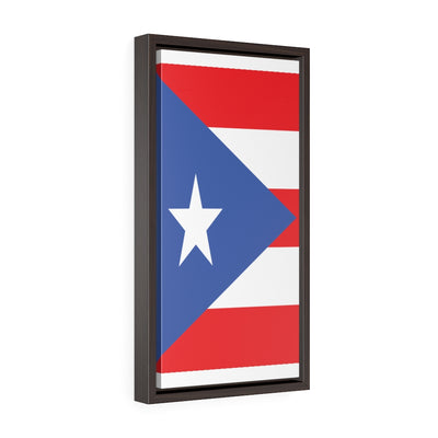 PUERTO RICO Vertical Framed Premium Gallery Wrap Canvas