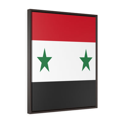 SYRIA Vertical Framed Premium Gallery Wrap Canvas