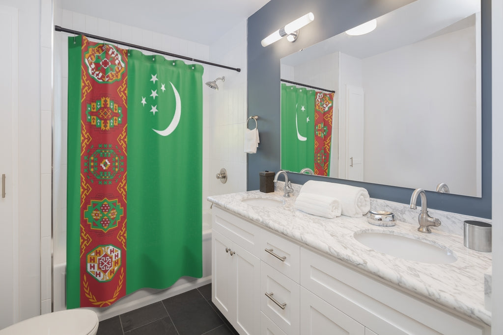 TURKMENISTAN Shower Curtains