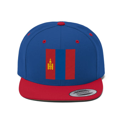 MONGOLIA Unisex Flat Bill Hat