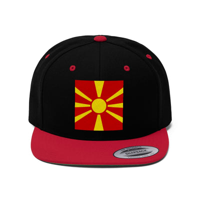 MACEDONIA Unisex Flat Bill Hat