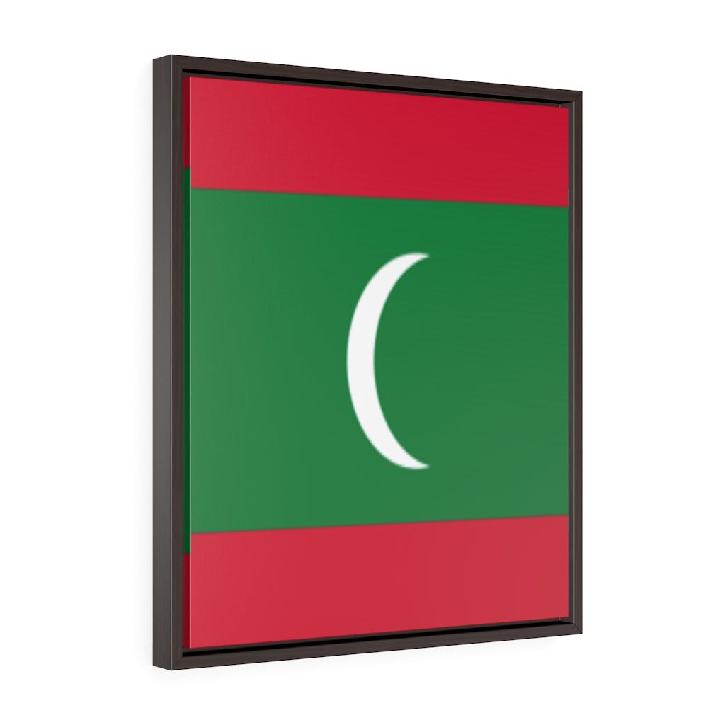 MALDIVES Vertical Framed Premium Gallery Wrap Canvas