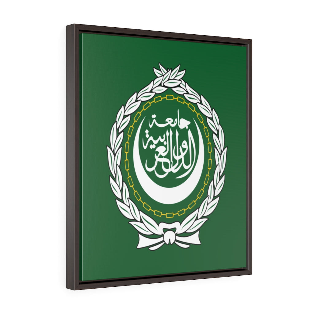 ARAB LEAGUE Vertical Framed Premium Gallery Wrap Canvas