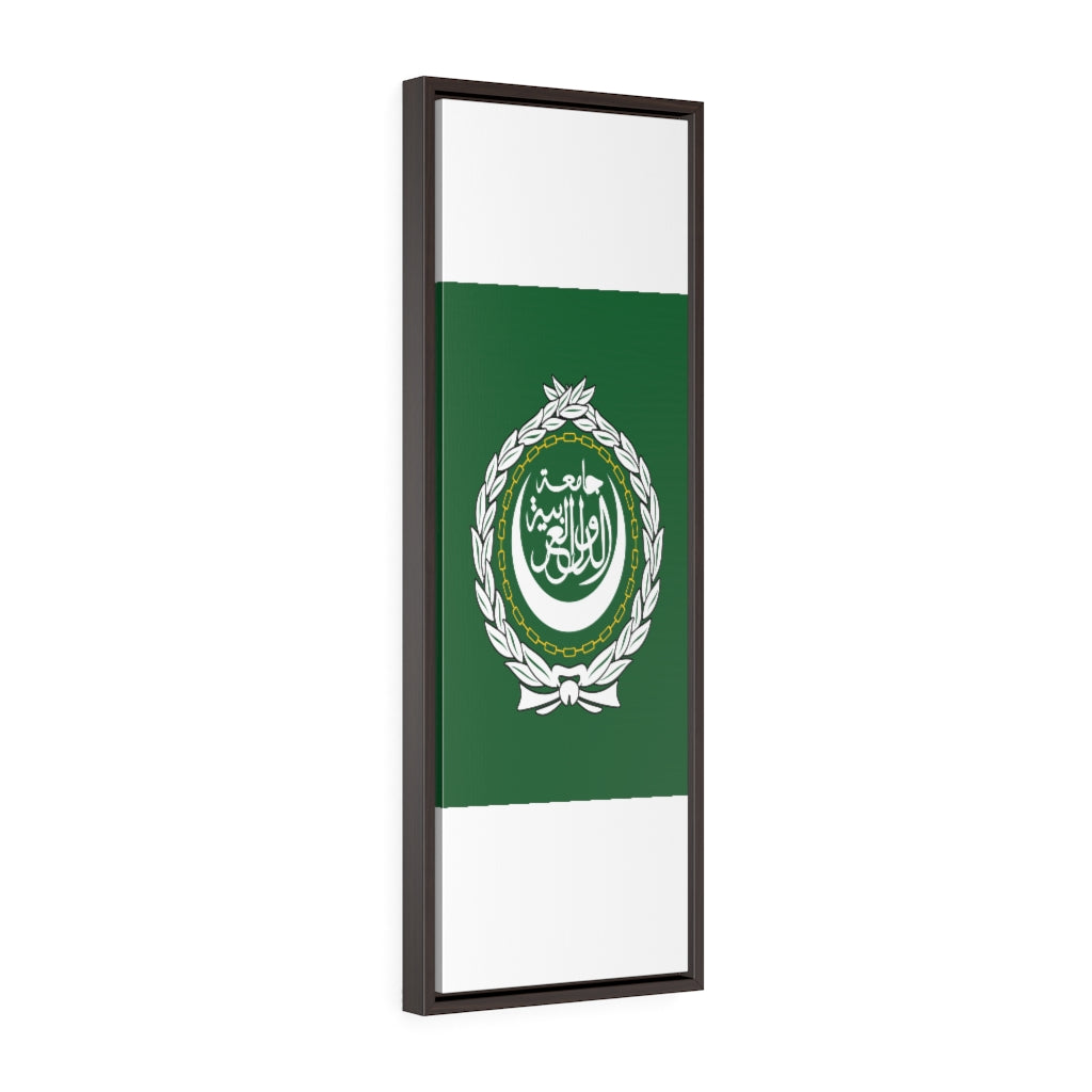 ARAB LEAGUE Vertical Framed Premium Gallery Wrap Canvas