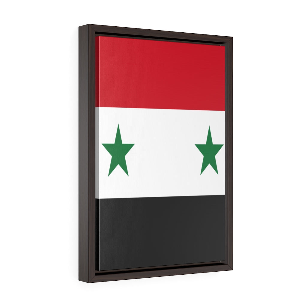 SYRIA Vertical Framed Premium Gallery Wrap Canvas