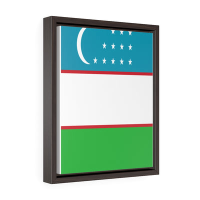 UZBEKISTAN Vertical Framed Premium Gallery Wrap Canvas