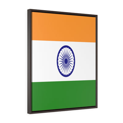 INDIA Vertical Framed Premium Gallery Wrap Canvas