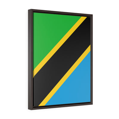 TANZANIA Vertical Framed Premium Gallery Wrap Canvas