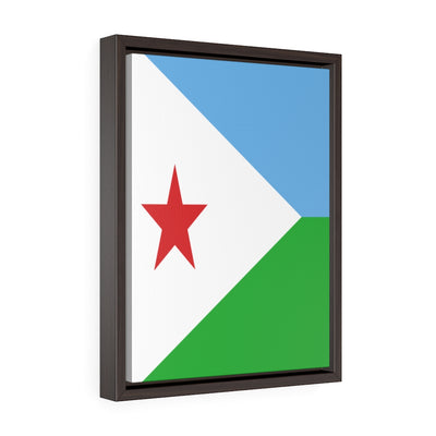 DJIBOUTI Vertical Framed Premium Gallery Wrap Canvas