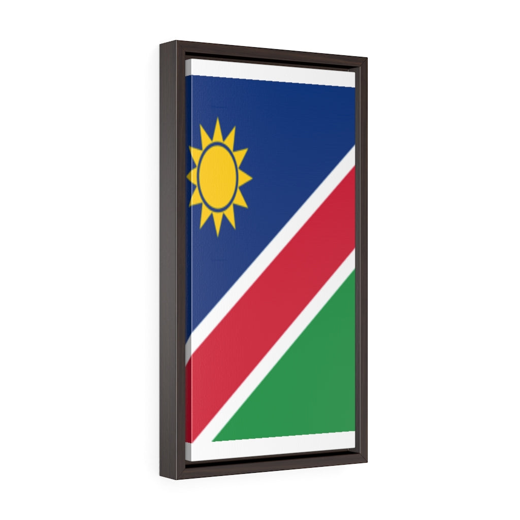 NAMIBIA Vertical Framed Premium Gallery Wrap Canvas