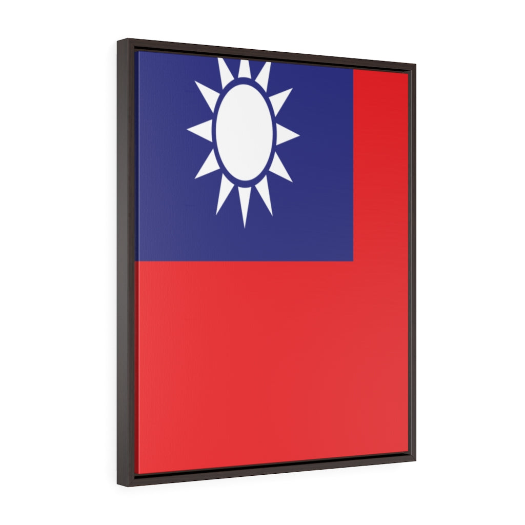 TAIWAN Vertical Framed Premium Gallery Wrap Canvas