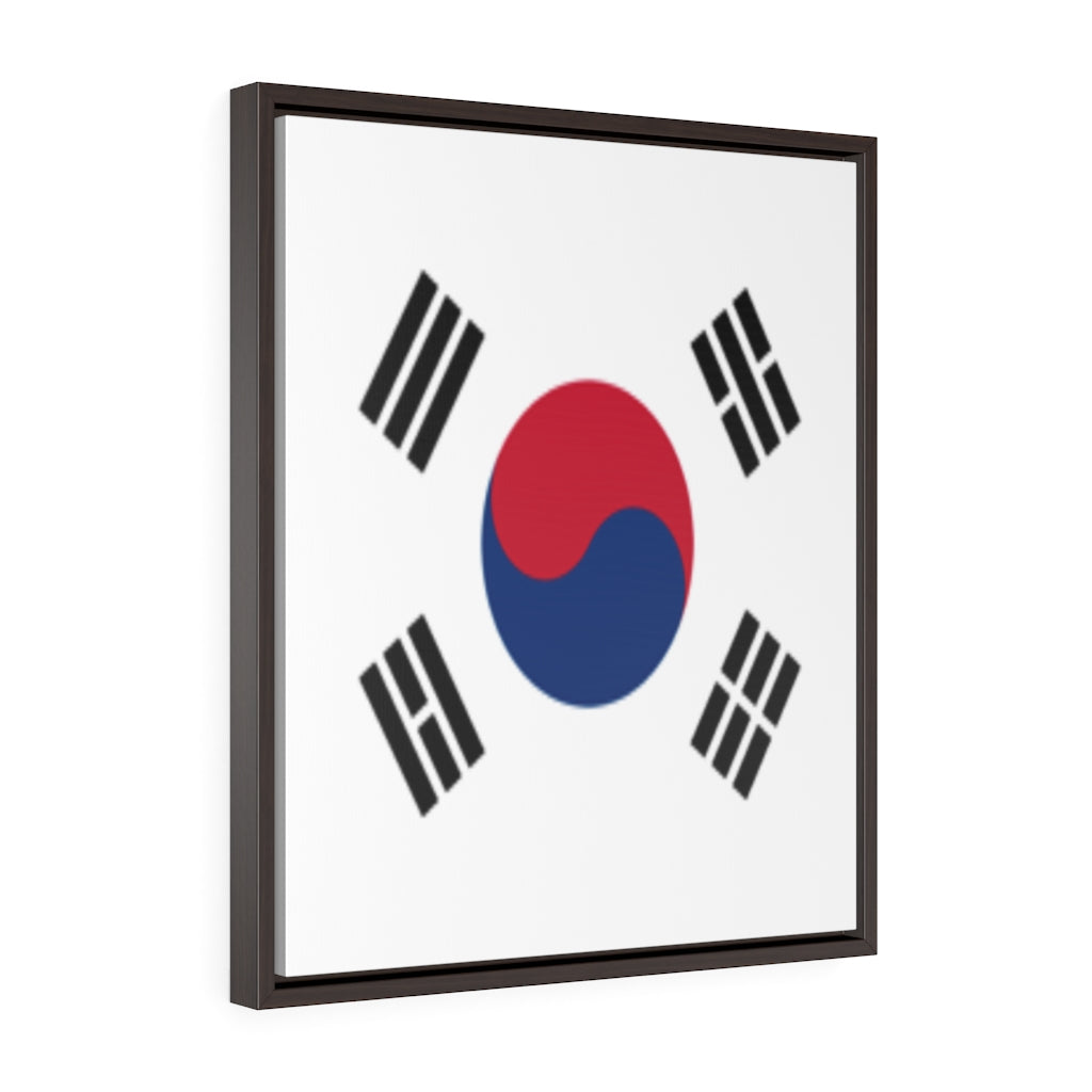 SOUTH KOREA Vertical Framed Premium Gallery Wrap Canvas