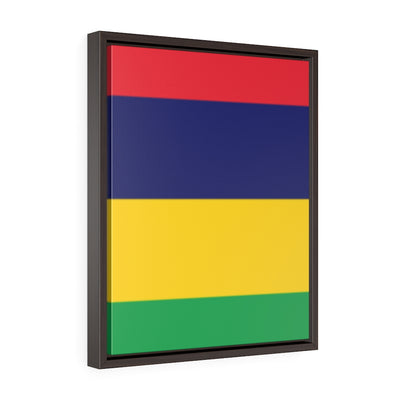 MAURITIUS Vertical Framed Premium Gallery Wrap Canvas