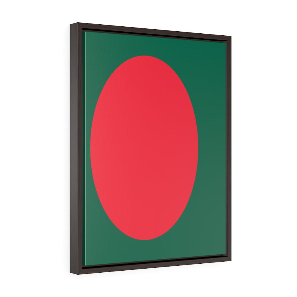 BANGLADESH Vertical Framed Premium Gallery Wrap Canvas