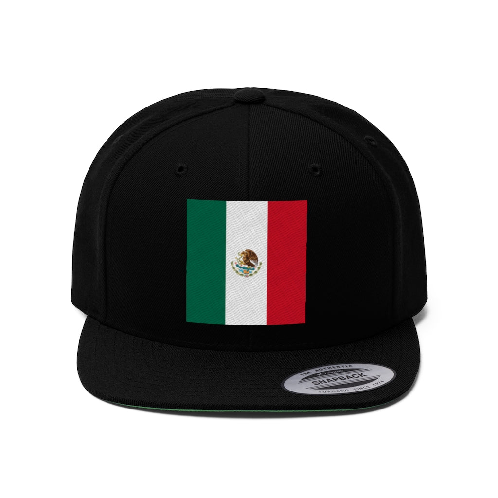 MEXICO Unisex Flat Bill Hat