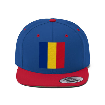 ROMANIA Unisex Flat Bill Hat