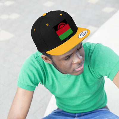 MALAWI Unisex Flat Bill Hat