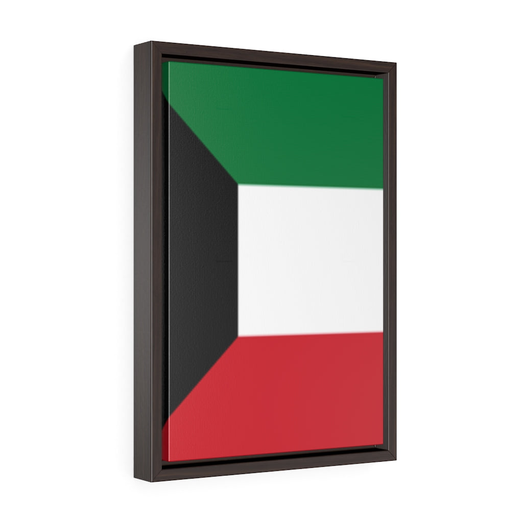 KUWAIT Vertical Framed Premium Gallery Wrap Canvas