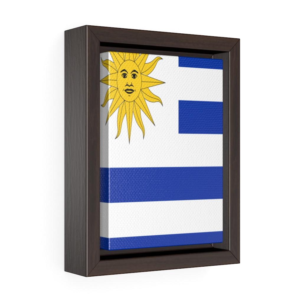 URUGUAY Vertical Framed Premium Gallery Wrap Canvas