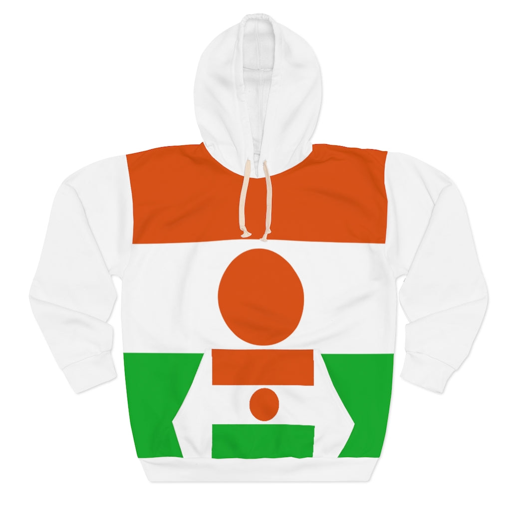 Niger AOP Unisex Pullover Hoodie