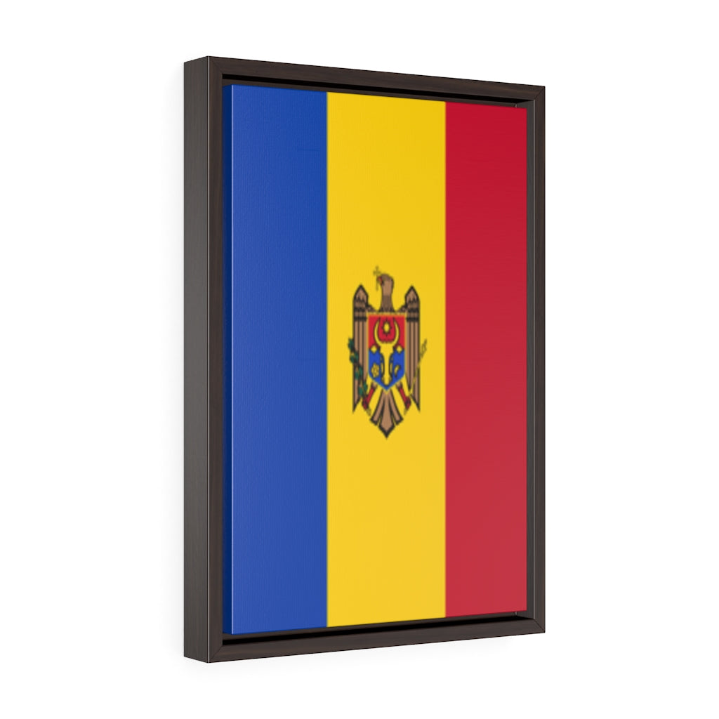 MOLDOVA Vertical Framed Premium Gallery Wrap Canvas