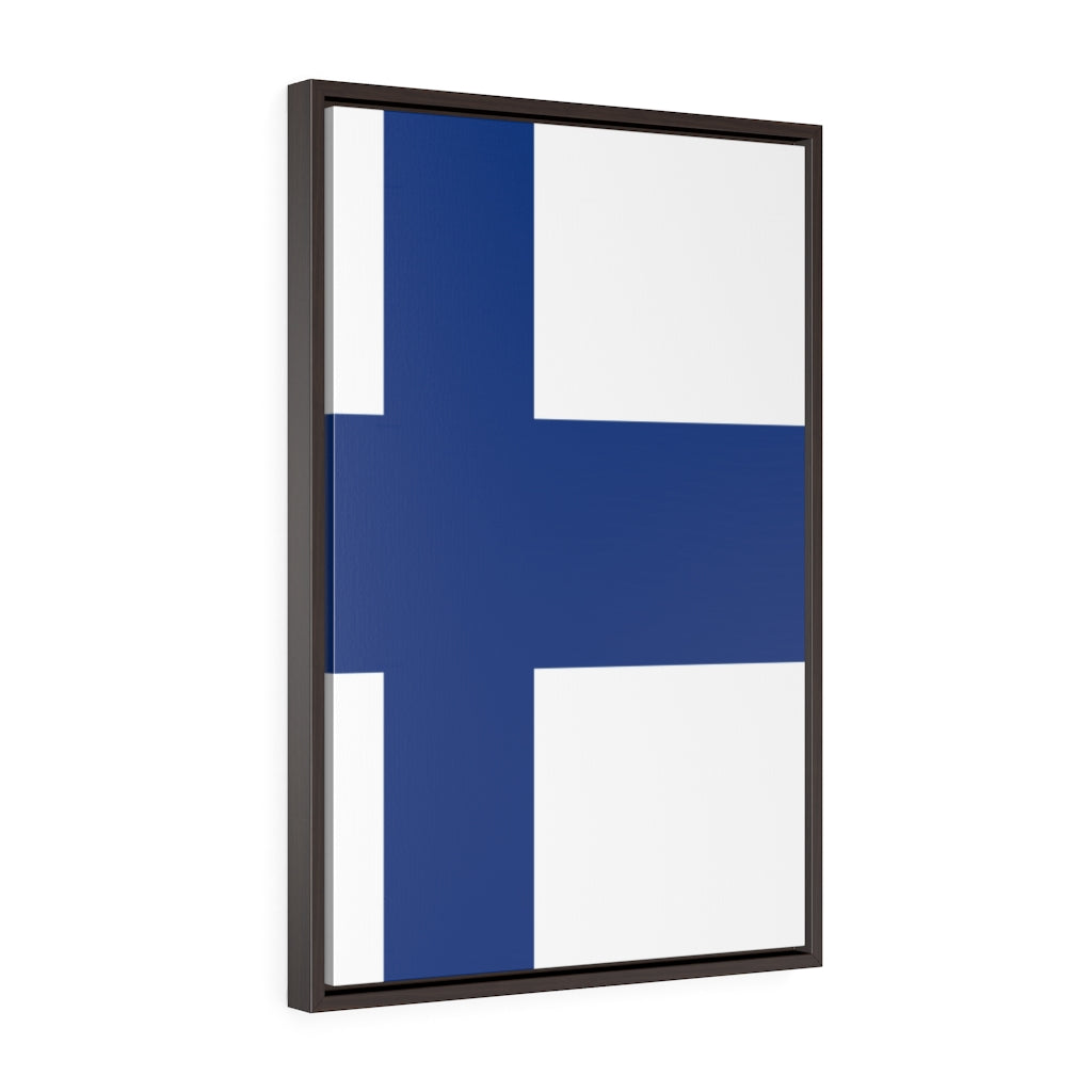 FINLAND Vertical Framed Premium Gallery Wrap Canvas