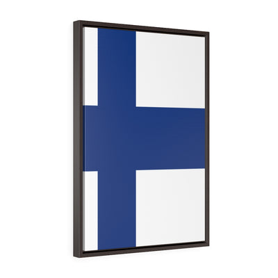 FINLAND Vertical Framed Premium Gallery Wrap Canvas