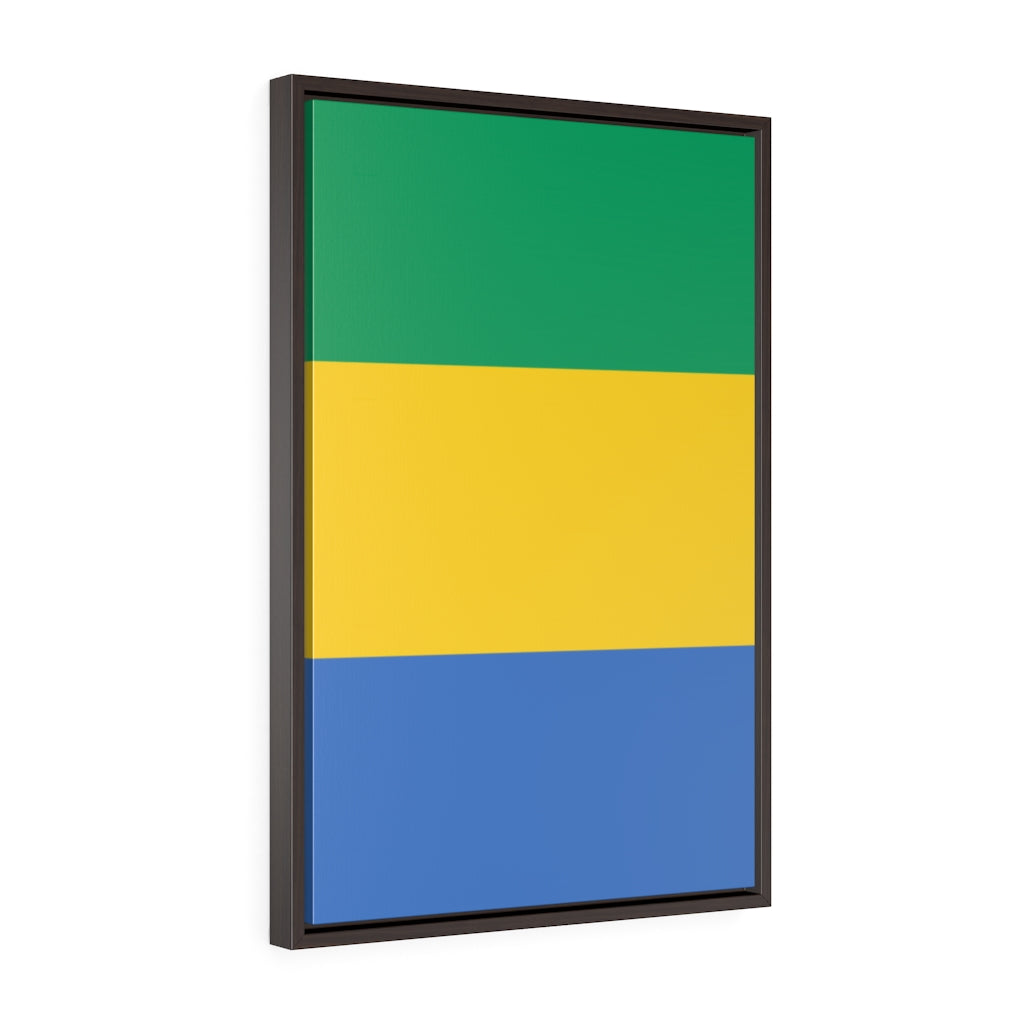 GABON Vertical Framed Premium Gallery Wrap Canvas