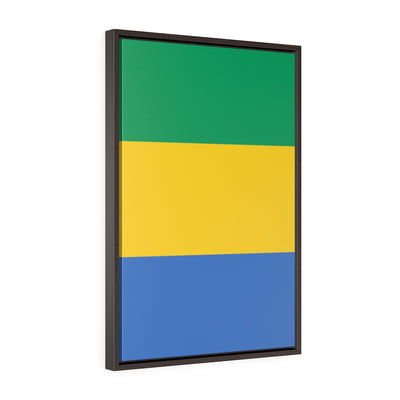 GABON Vertical Framed Premium Gallery Wrap Canvas