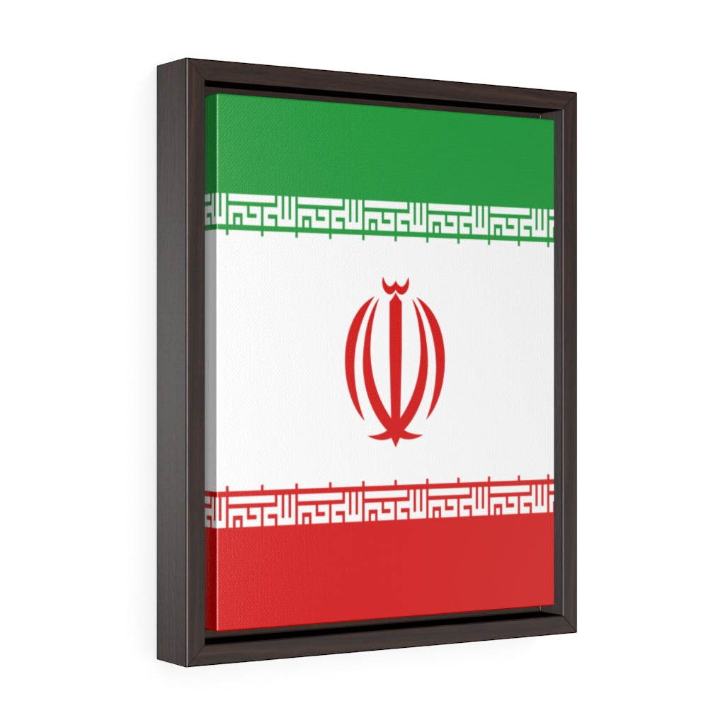 IRAN Vertical Framed Premium Gallery Wrap Canvas