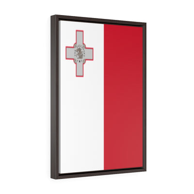 MALTA Vertical Framed Premium Gallery Wrap Canvas