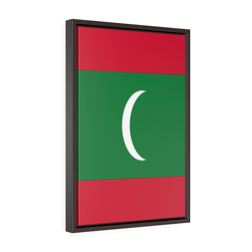 MALDIVES Vertical Framed Premium Gallery Wrap Canvas