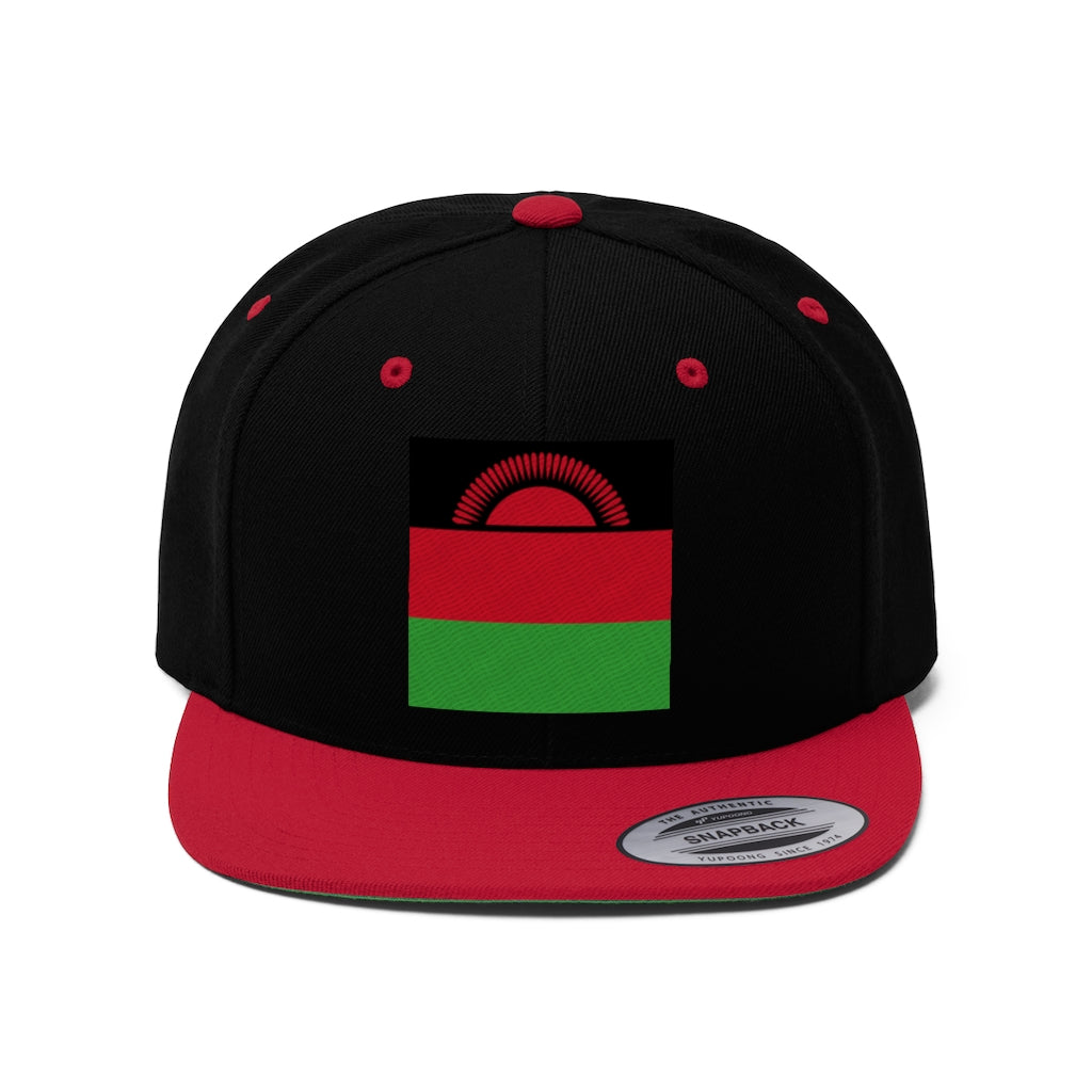 MALAWI Unisex Flat Bill Hat