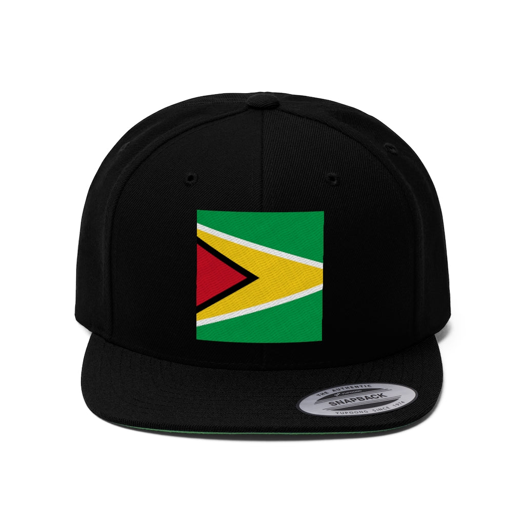 GUYANA Unisex Flat Bill Hat