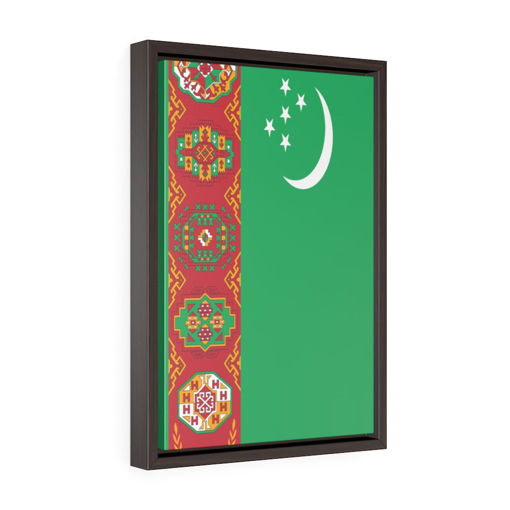 TURKMENISTAN Vertical Framed Premium Gallery Wrap Canvas